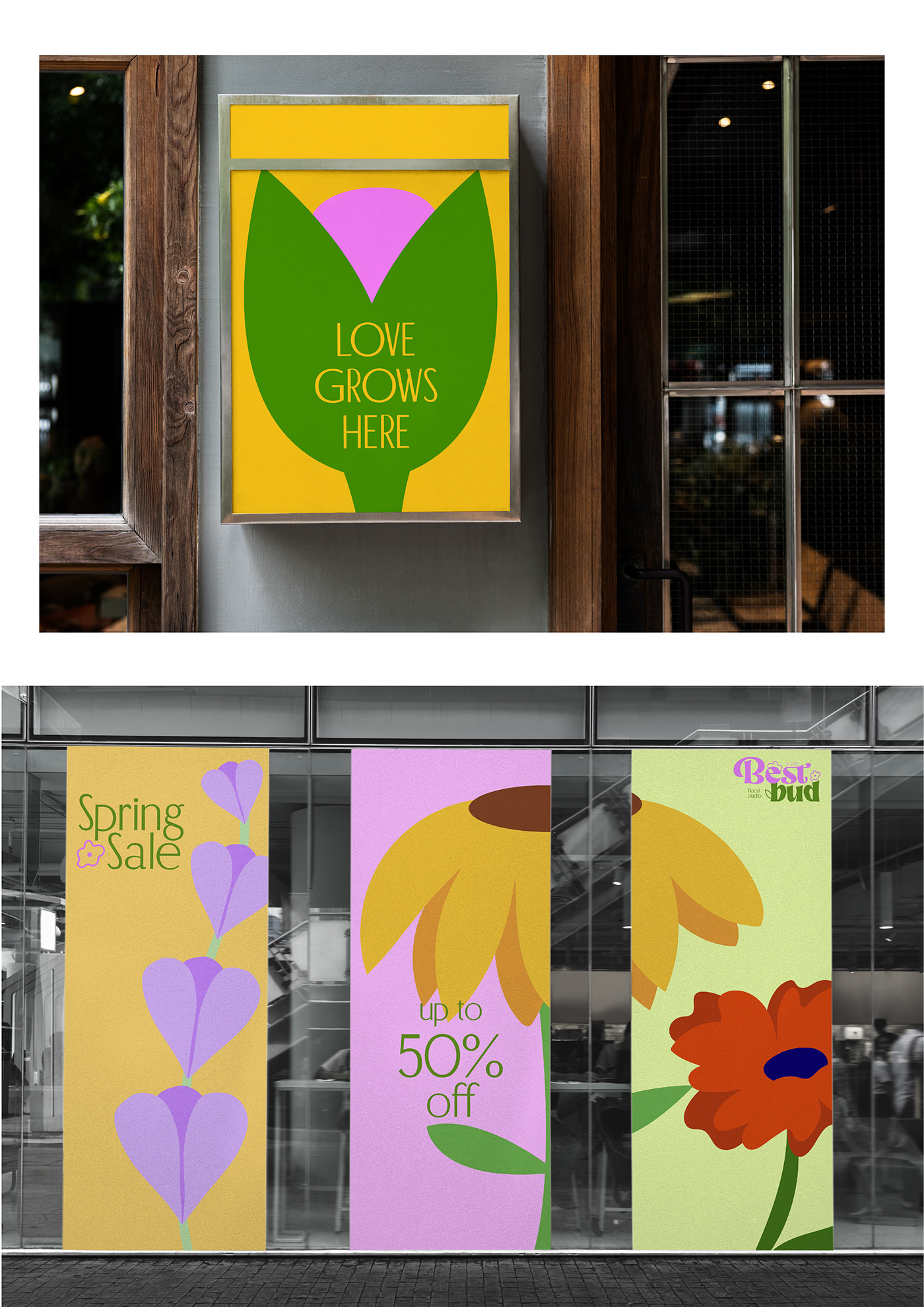 brand identity Plant Shop Branding design floral studio Logo Design Retail design Packaging packaging design visual identity