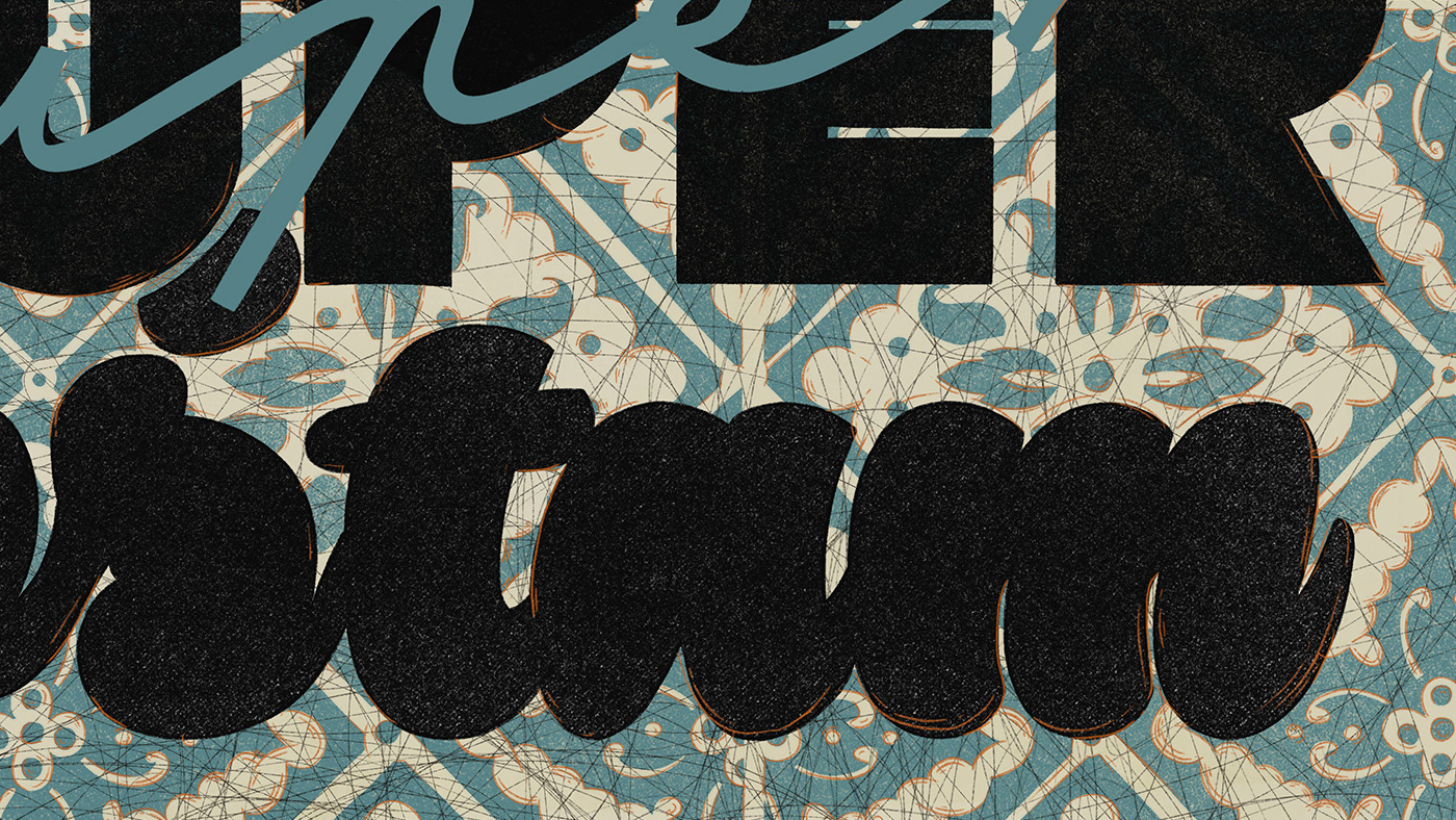 azulejo block brutalistart doodle floralart geometric graphicart pattern poster typography  