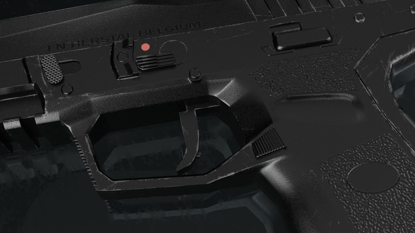 pistol Gun game assets