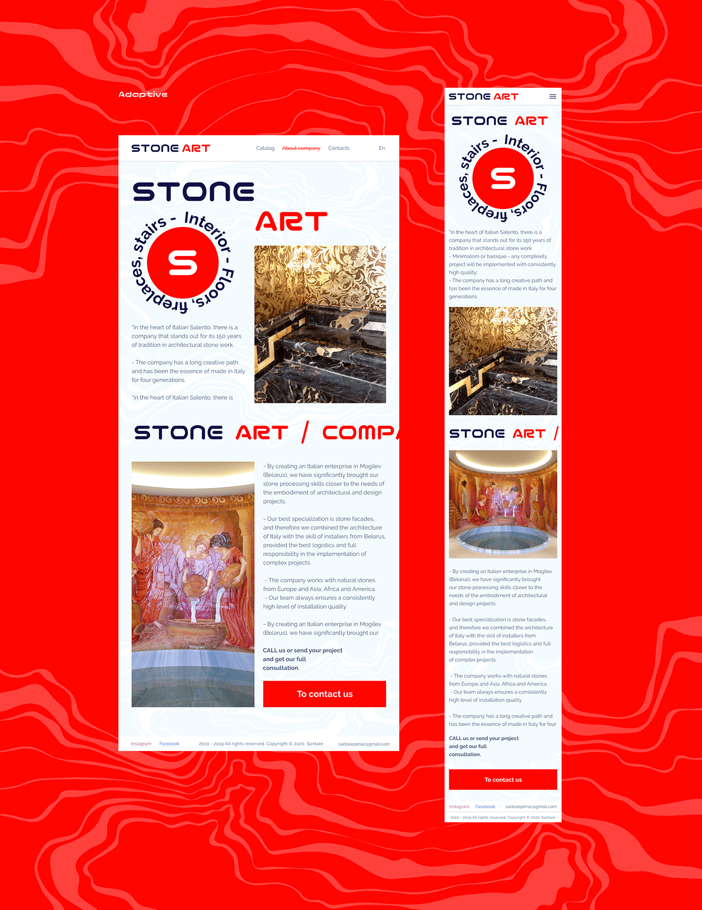 animated creative Interaction design  online store prototype stone user interface ux/ui web-design White