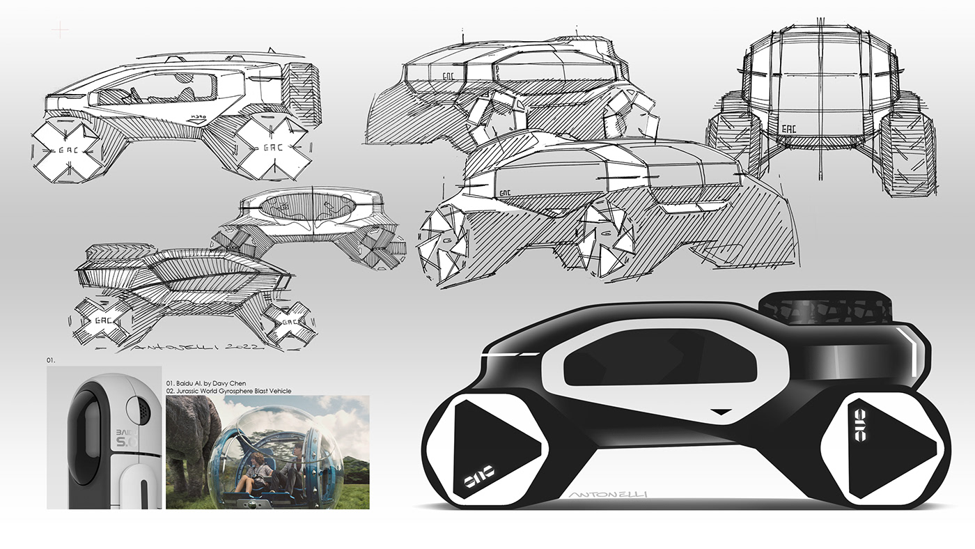gac Vehicle automotive   CGI visualization car design transportation concept Render blender