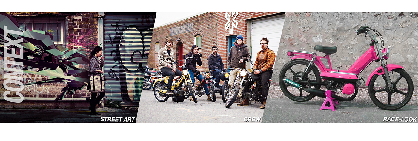solex design concept Bike Motor motorcycle mopped moped france Street art crew