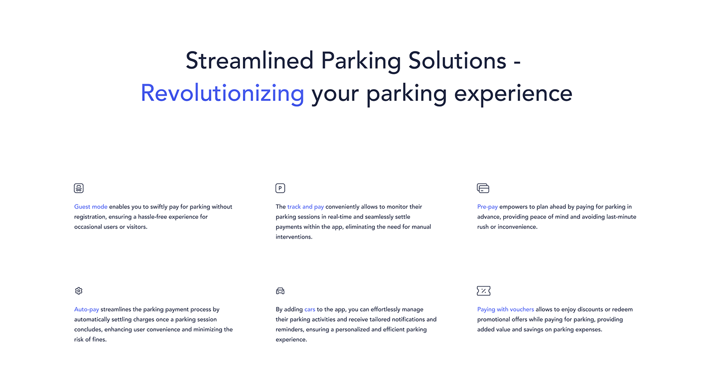 app UI/UX Figma ui design user interface UX design parking car payment Pay