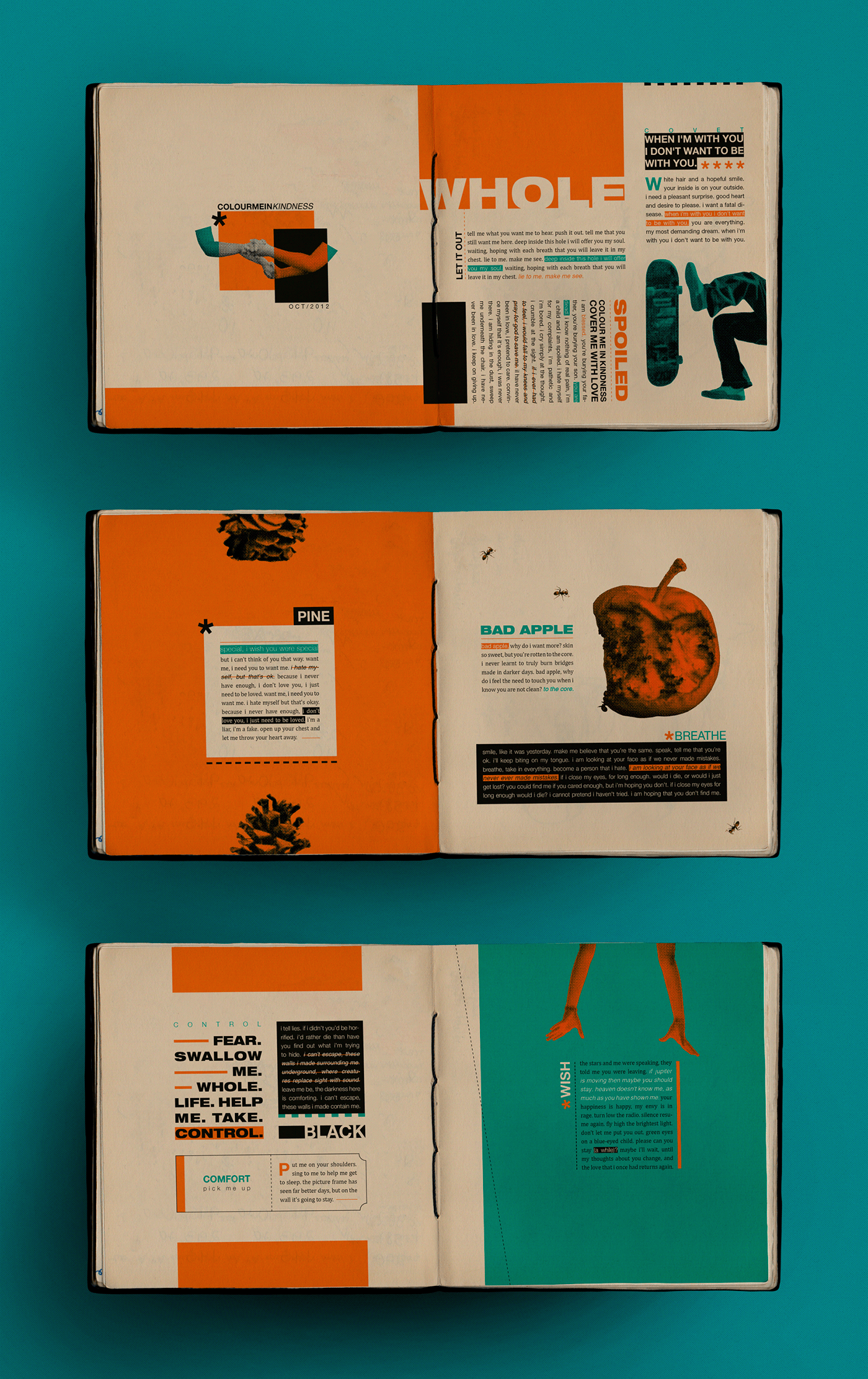 book box collage editorial graphic design  graphic project music typography   vinyl