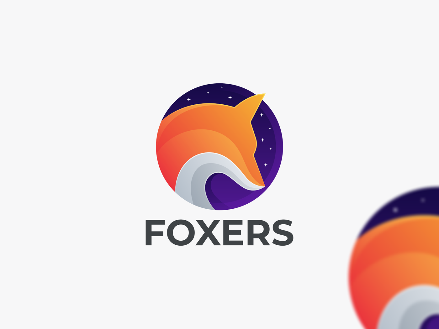 Fox Logo logo design Graphic Designer brand identity fox coloring fox design graphic fox icon Foxers foxers logo