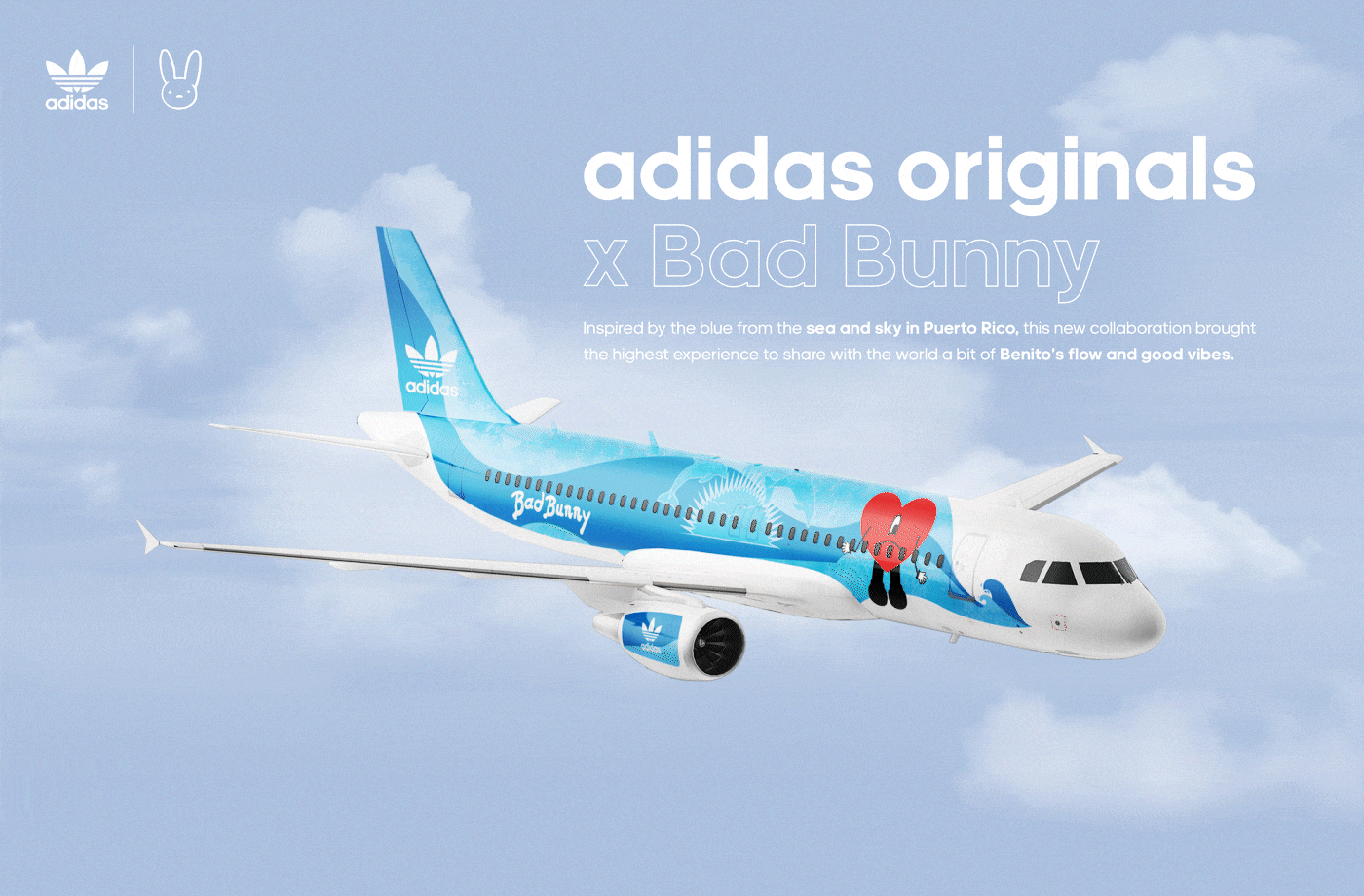 launch activation adidas airplane Experience media public relations