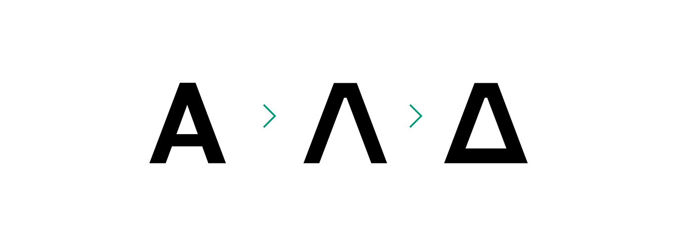 architect brand design graphic identity Illustrator logo mark