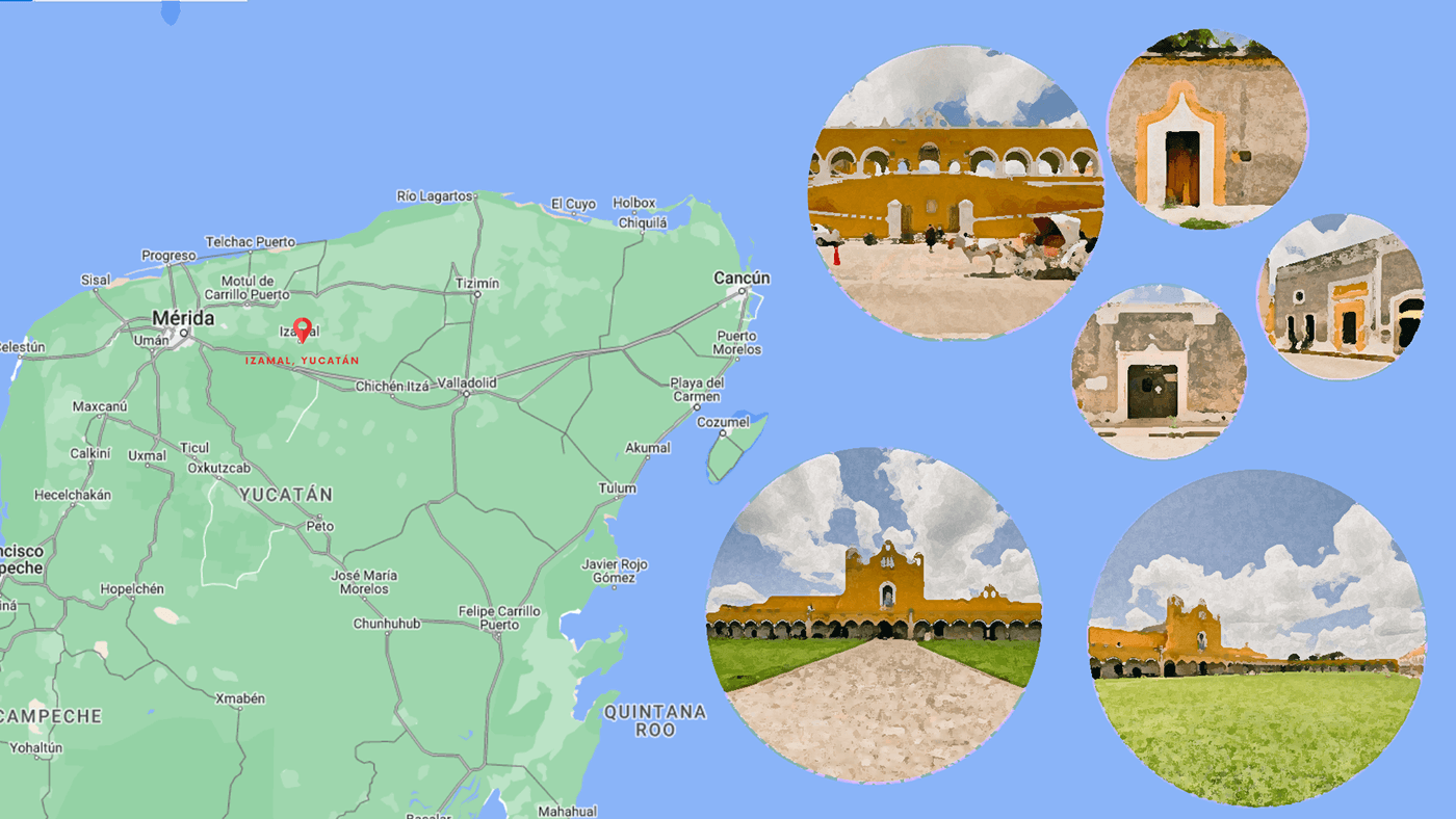 arquitectura yucatán Colonial Architecture modern art rendering architecture visualization vray SketchUP izamal