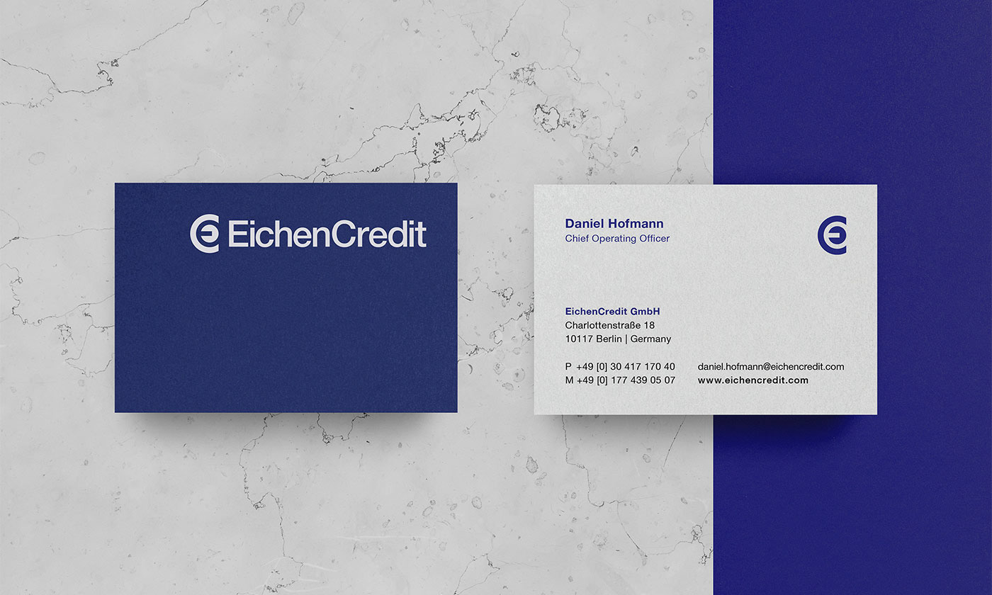 EichenCredit ocio berlin credit Interface Indigo finance real estate ui ux startup design