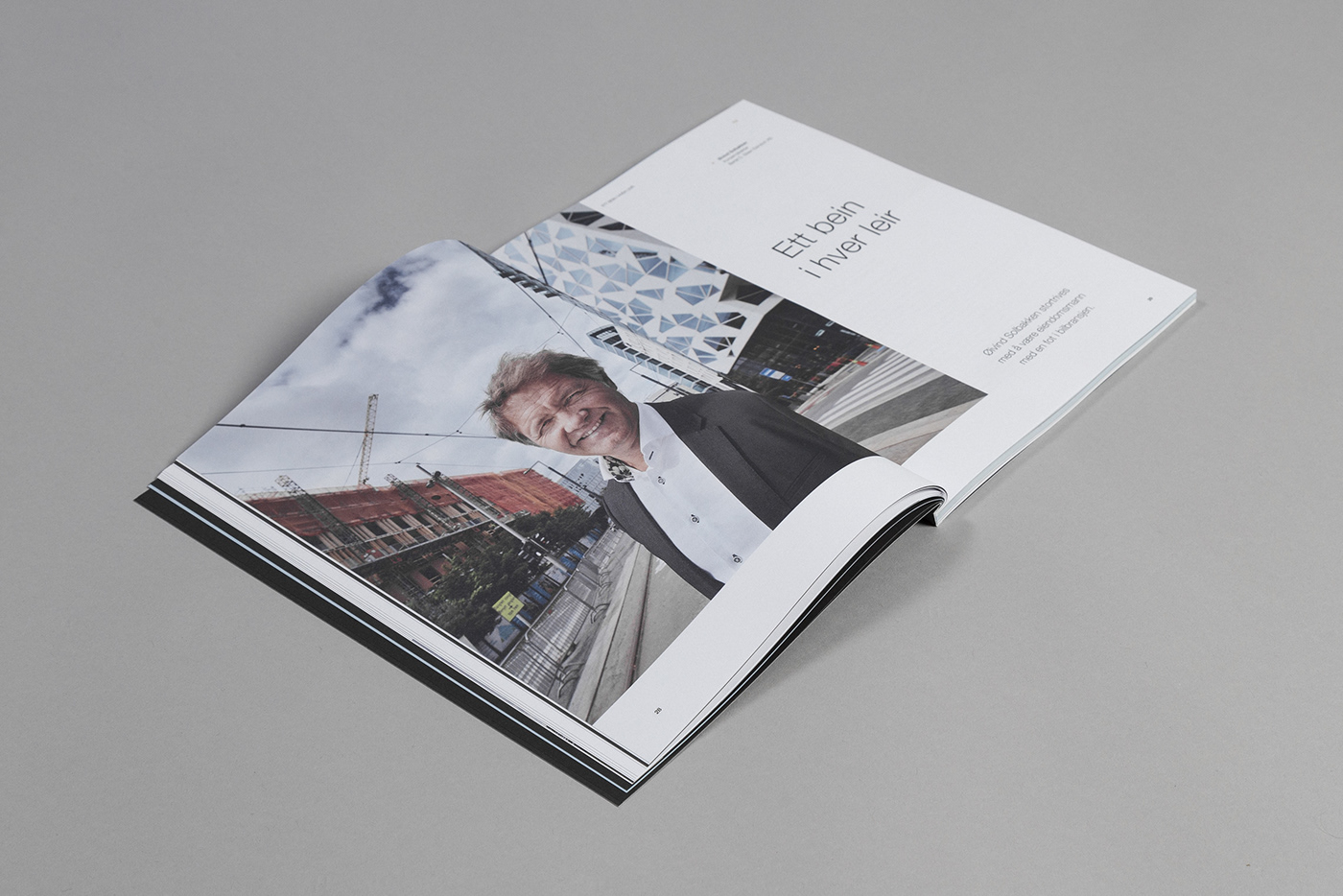 annual report editorial design  print Scandinavian report norway norwegian car design