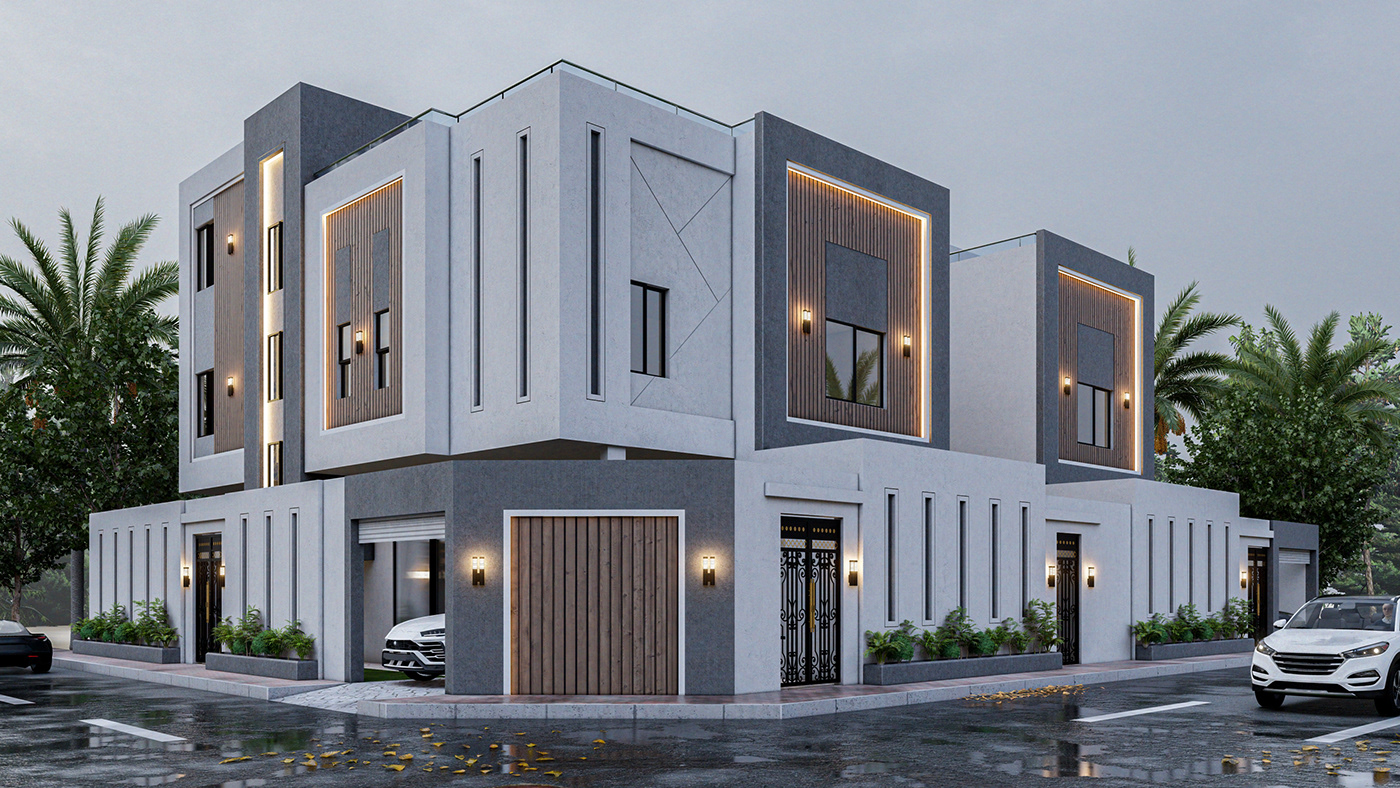 3dsmax visualization 3D Render vray architecture 3ds max exterior modern