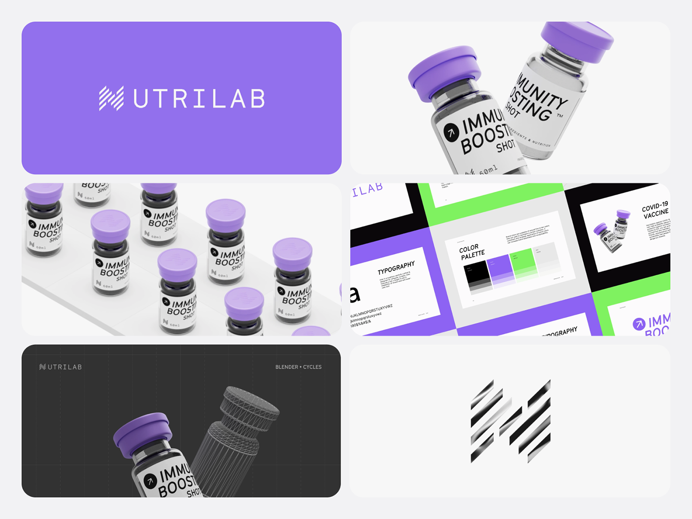 animation  biotech branding  visual identity video Packaging design product vial Technology