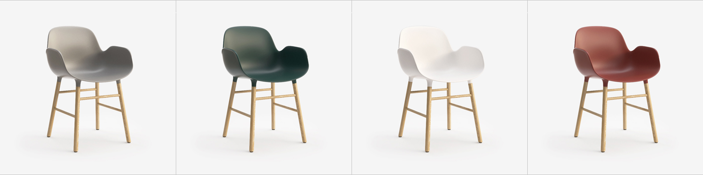 free free 3d 3D model normann copenhagen Form Armchair armchair chair Scandinavian design furniture contemporary Interior apartment 3ds max vray