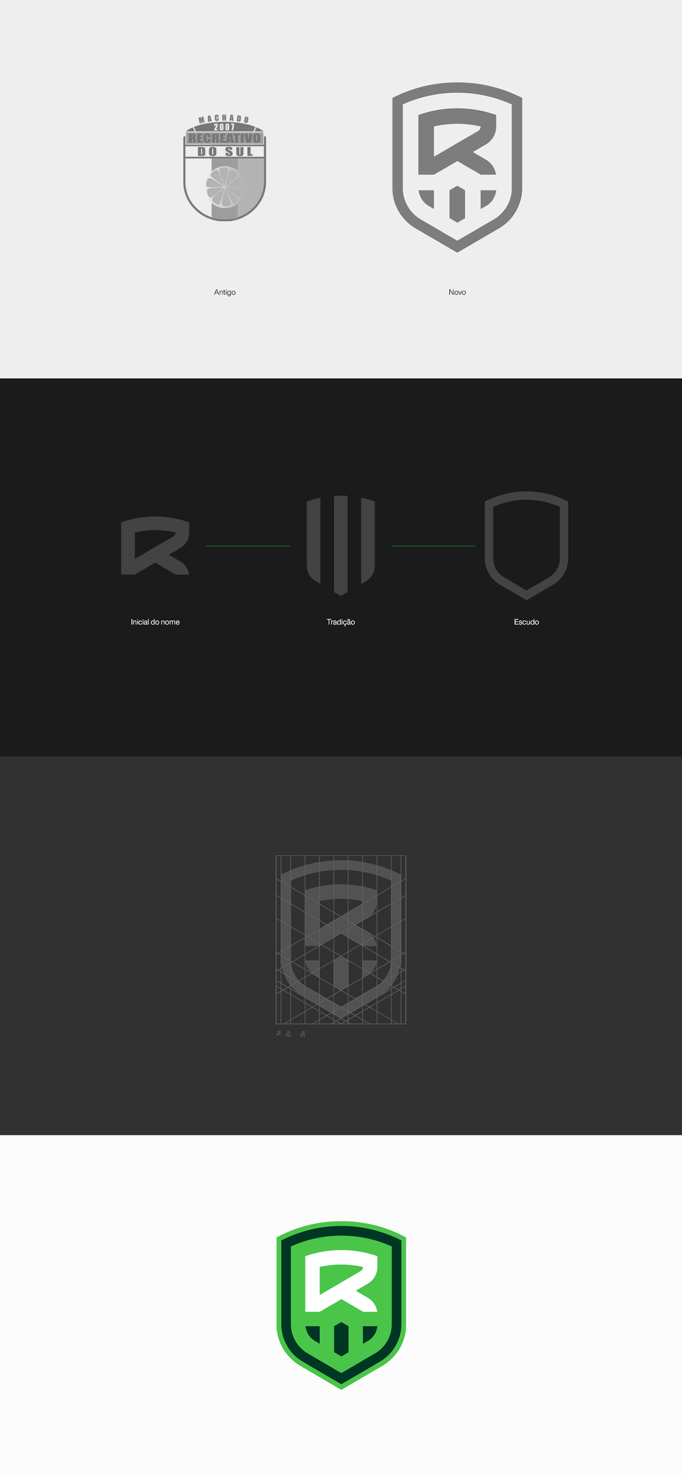 brand concept football futebol jersey logo rebranding redesign soccer sports