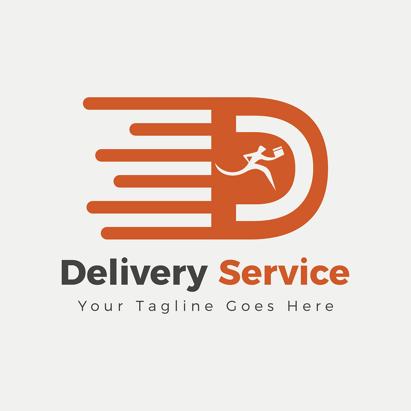 couier courier courier service delivery express identity Logo Design service shipping transportation