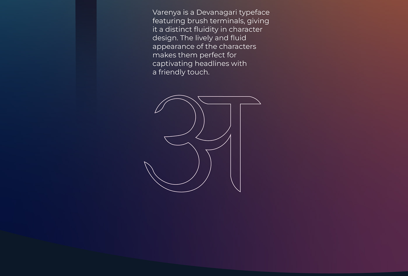 font devanagri font devanagri hindi Hindi font hindi typography type design Typeface display font