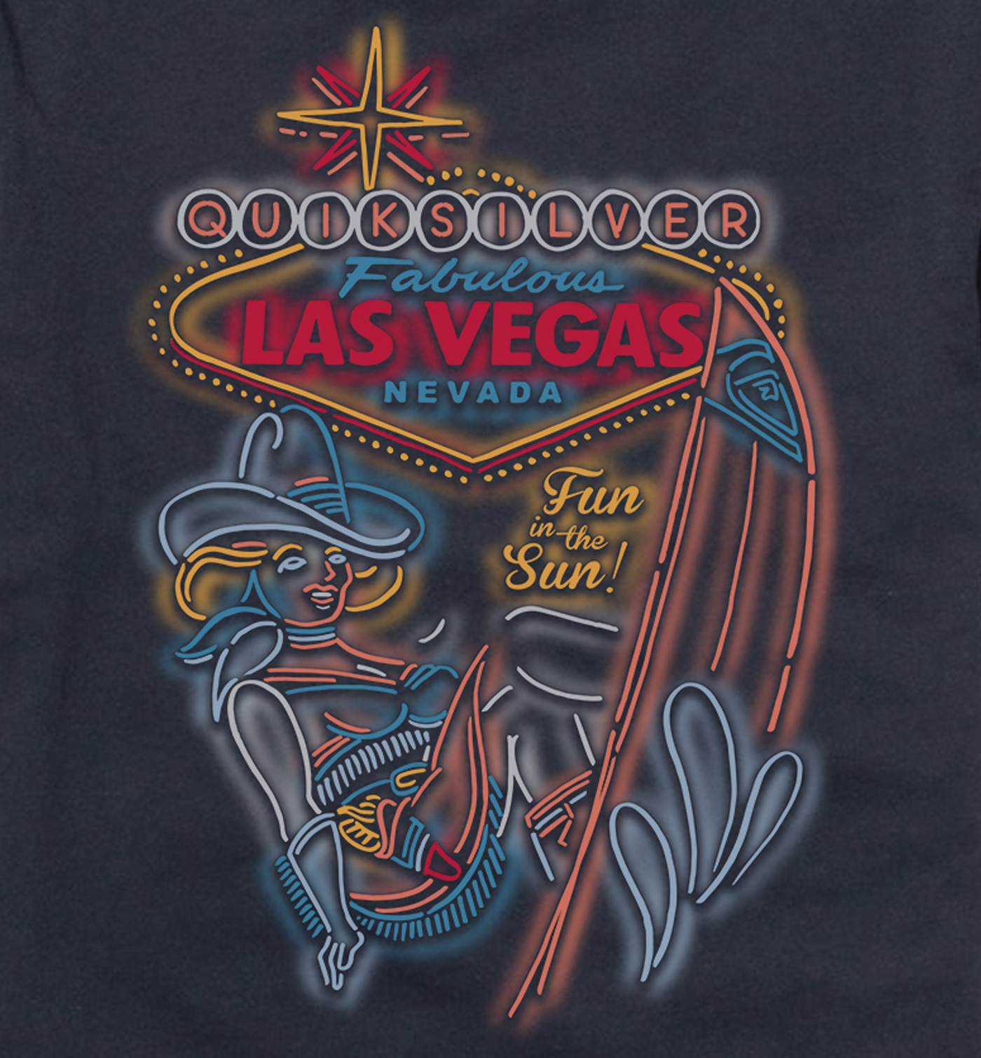 Las Vegas desination t-shirt graphic ILLUSTRATION  Drawing  art textile design Fashion 