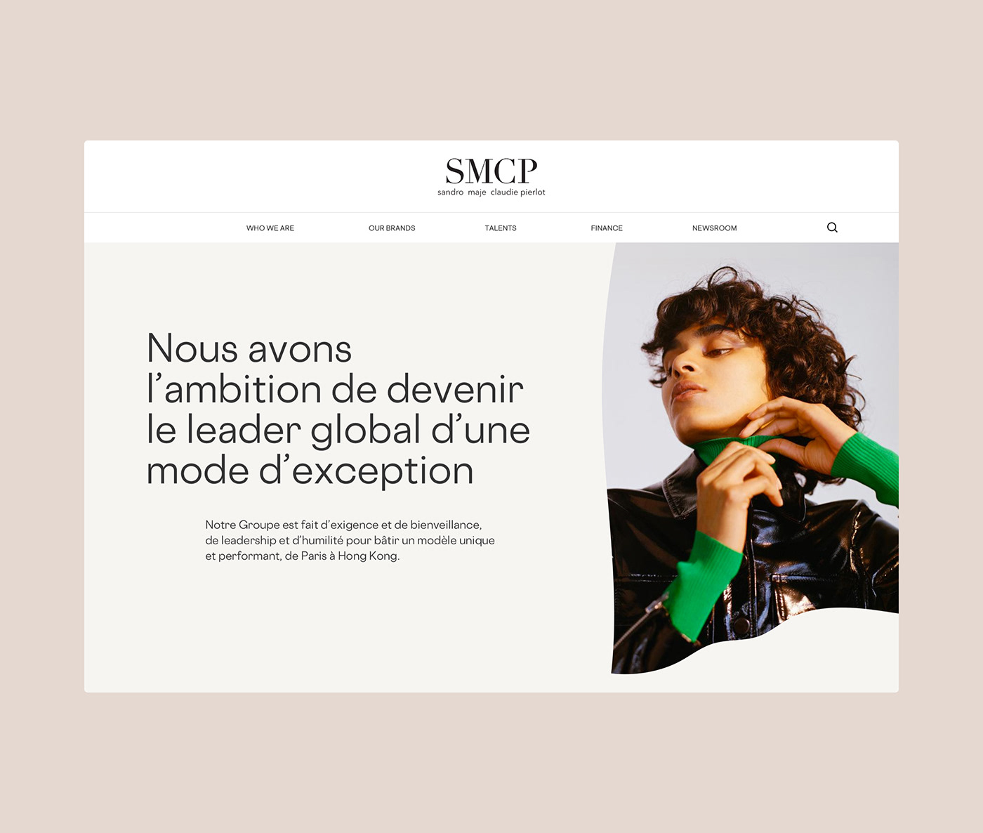 clothes corporate Fashion  identity interaction Mode nude print UI Website