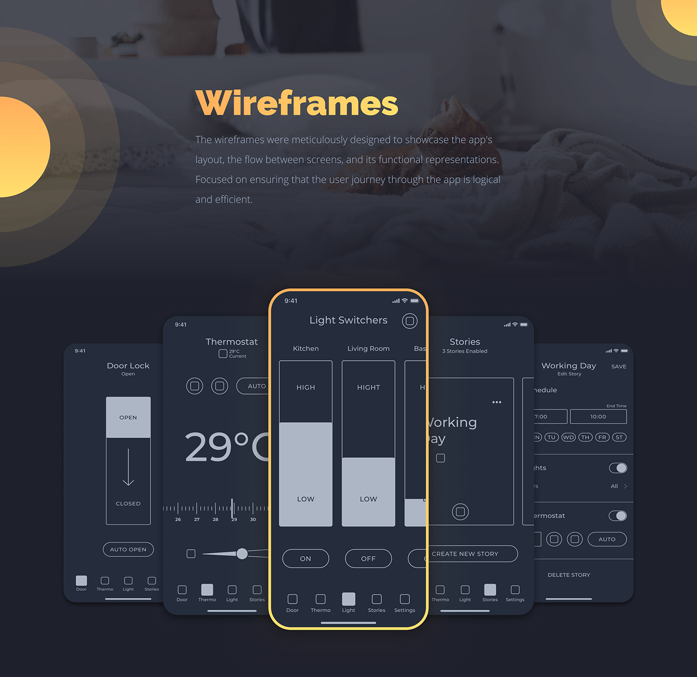 Smart Home Internet of Things IoT UI/UX ui design Figma sketch Mobile app