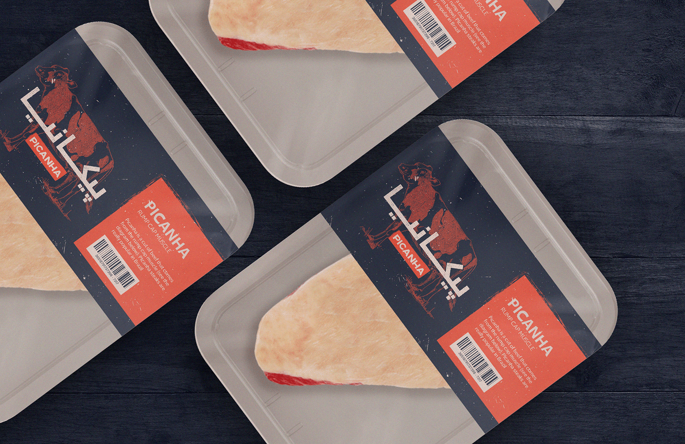 Adobe Portfolio branding  Meat Shop meat beef chicken Food  Packaging adobe illustrator brand identity