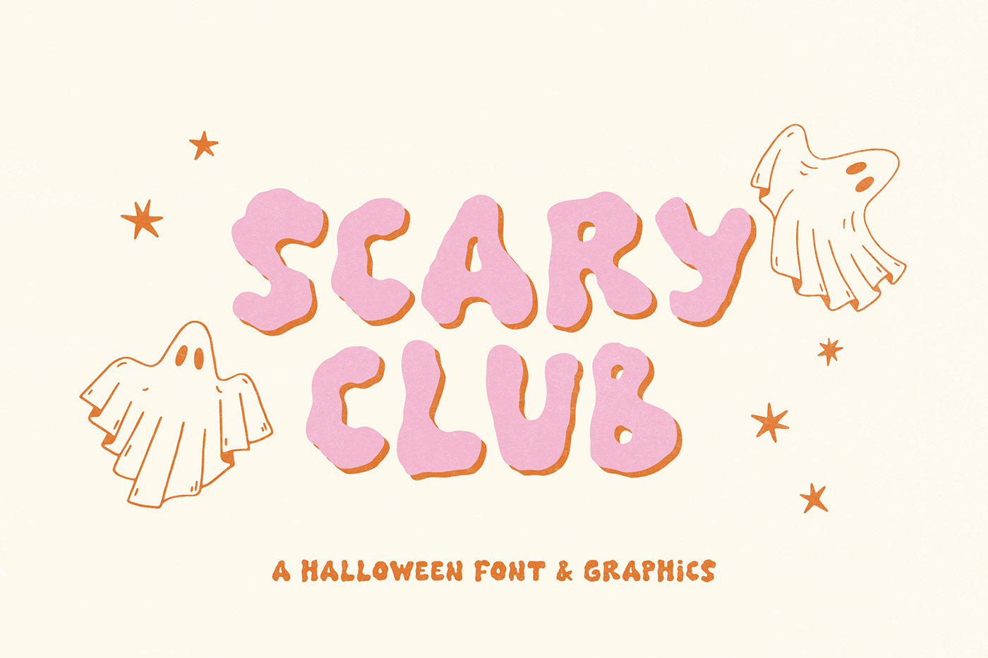Halloween spooky font halloween pumpkin ghost ILLUSTRATION  Halloween Design horror font halloween font SCARY FONT