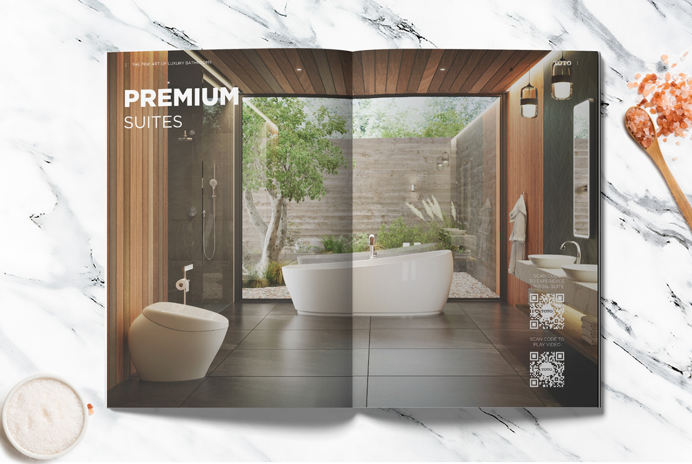 Advertising  bathroom brand identity brochure InDesign Layout print visual identity visualization