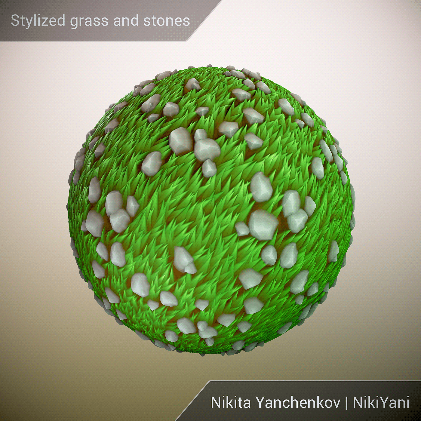 3D gamedev grass Marmoset materials nikiyani stones substance designer 
