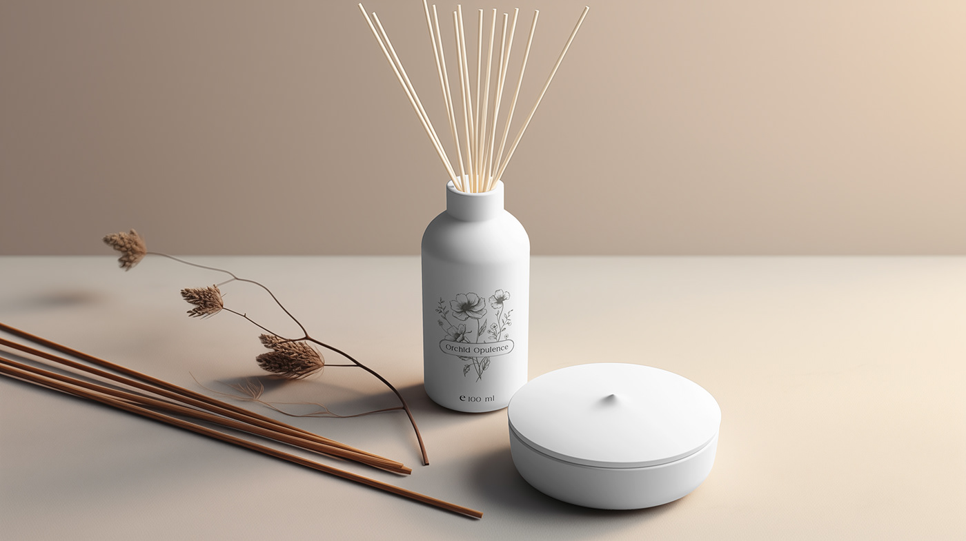 design Graphic Designer visual identity Mockup mockups incense sticks product design  Packaging branding  aesthetic
