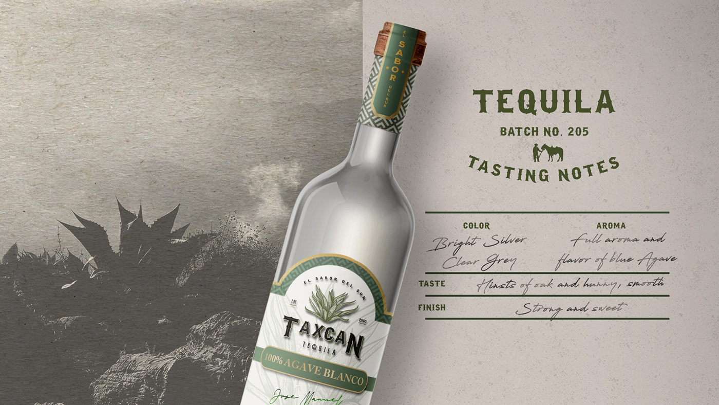 Tequila alchohol label design agave bottle design farm distillery ILLUSTRATION  liquor barrels