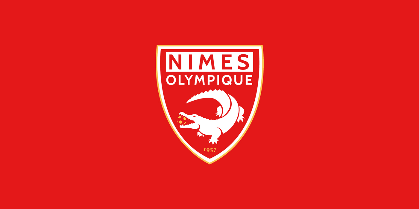 logo soccer football sport identity concept nîmes watford NUFC brand sports