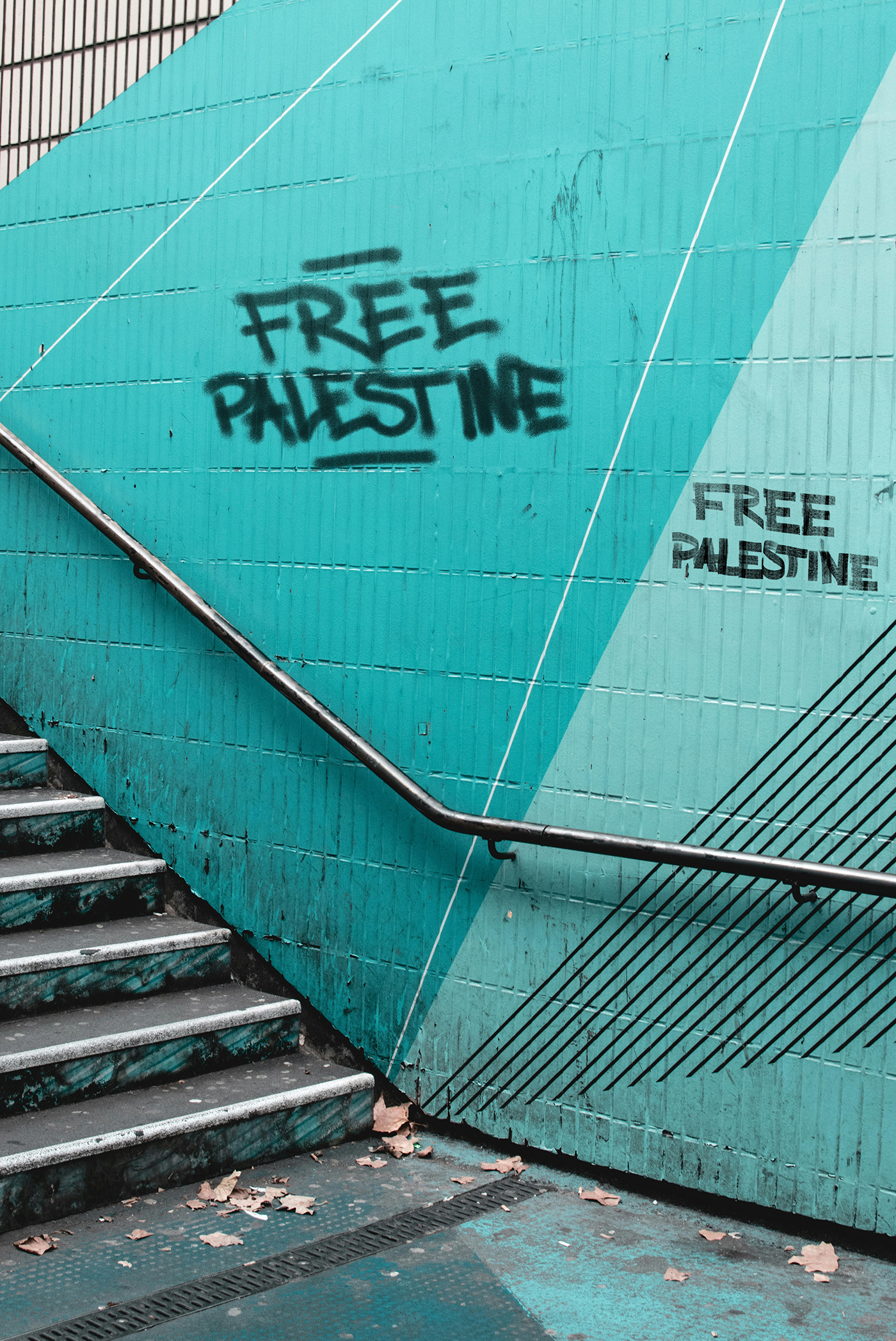 Mockup Street Mural Graffiti streetart freestyle lettering tagging palestine free