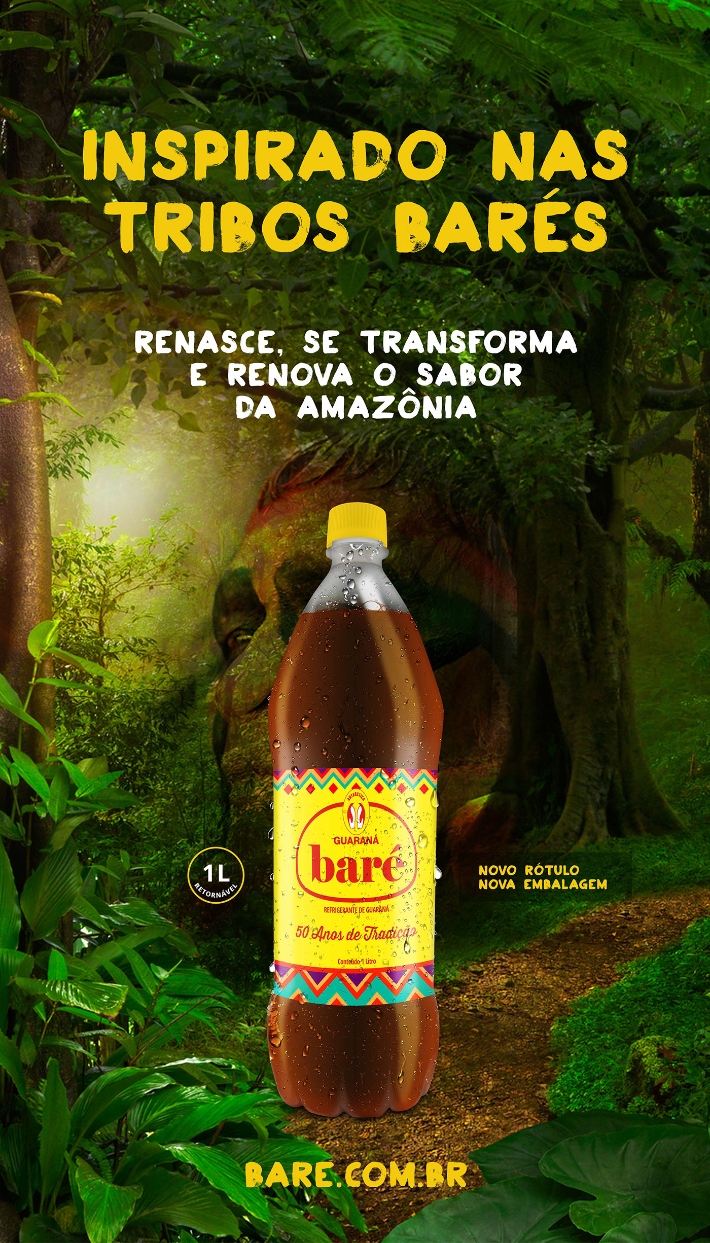bare refrigerante manaus midia campanha brand marca projeto experimental design