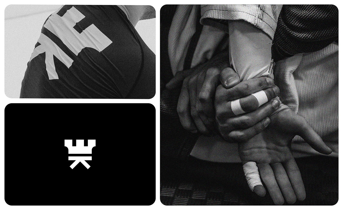 Brand Design brand identity graphic design  logo Logo Design visual identity jiu jitsu BJJ MMA fortress