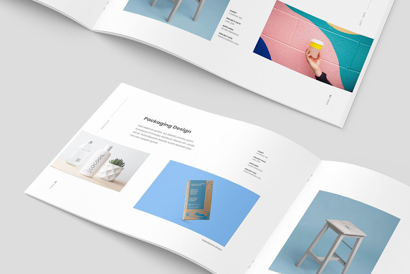 clean creative design portfolio designer graphic design  Layout minimal Multipurpose photography portfolio portfolio brochure