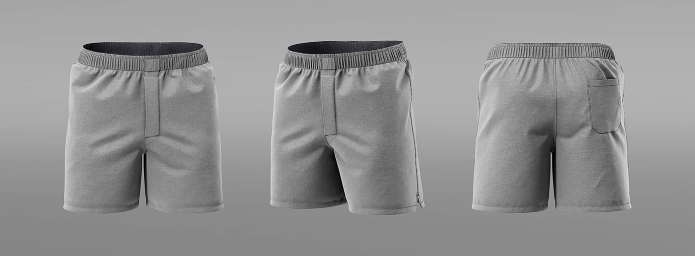 3D CGI vests boxers briefs fabric