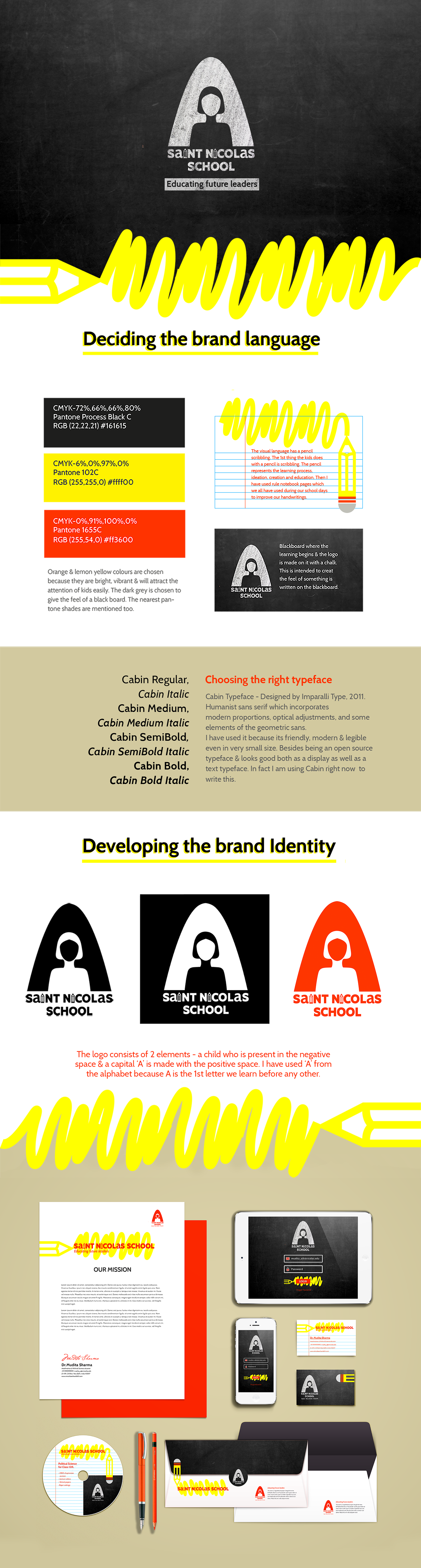 branding  Education identity stationary children Logo Design school institute