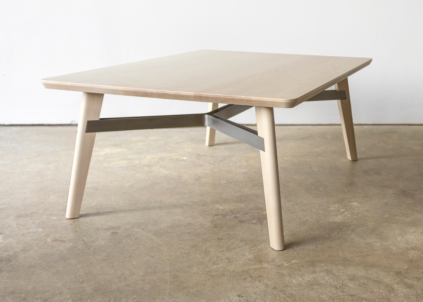 coffee table table wood metal furniture modern nordic furniture design  modern table home