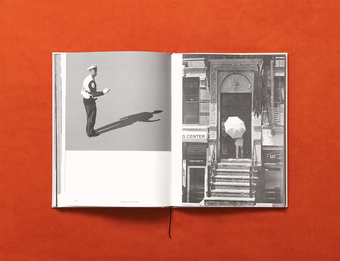 print design  book design print book cover New York dreams editorial design  black and white Photography  book