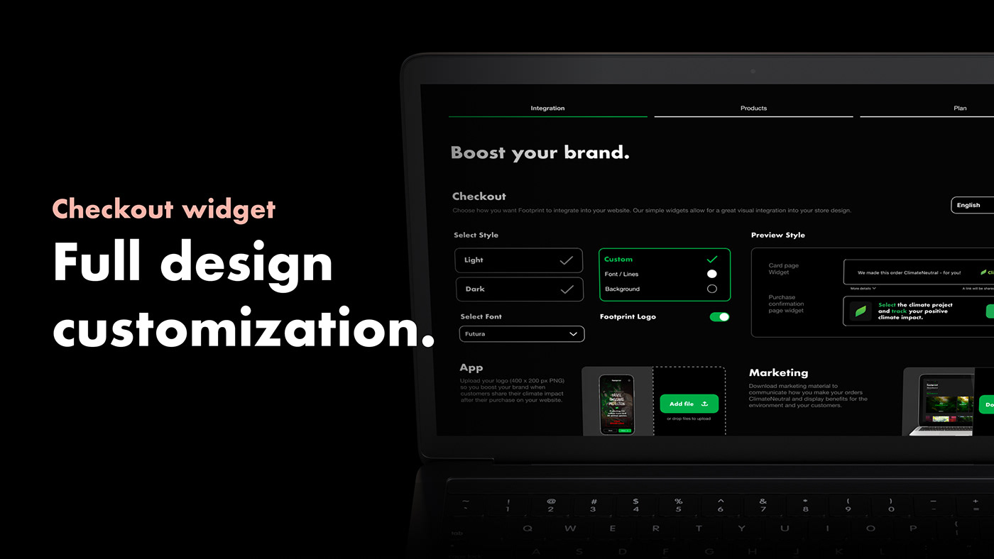 Ecommerce identity innovation Sustainability UI UI/UX ux uxui visual design Web Design 