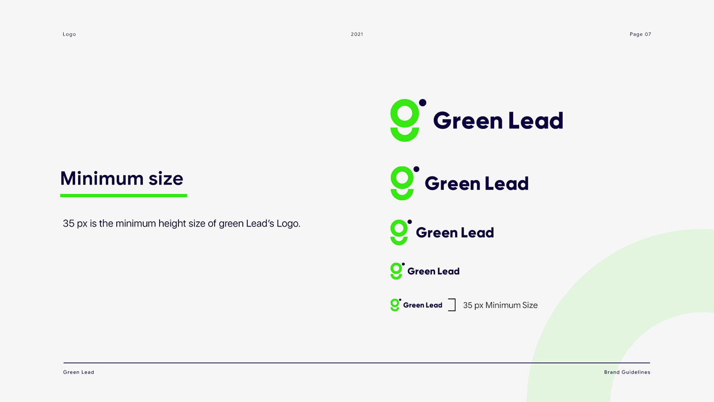 Green Lead Brand Guidelines. on Behance