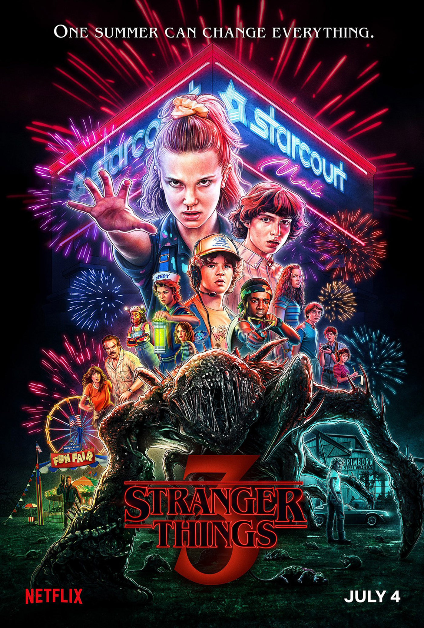 Strangers Things 3: Official Season Poster