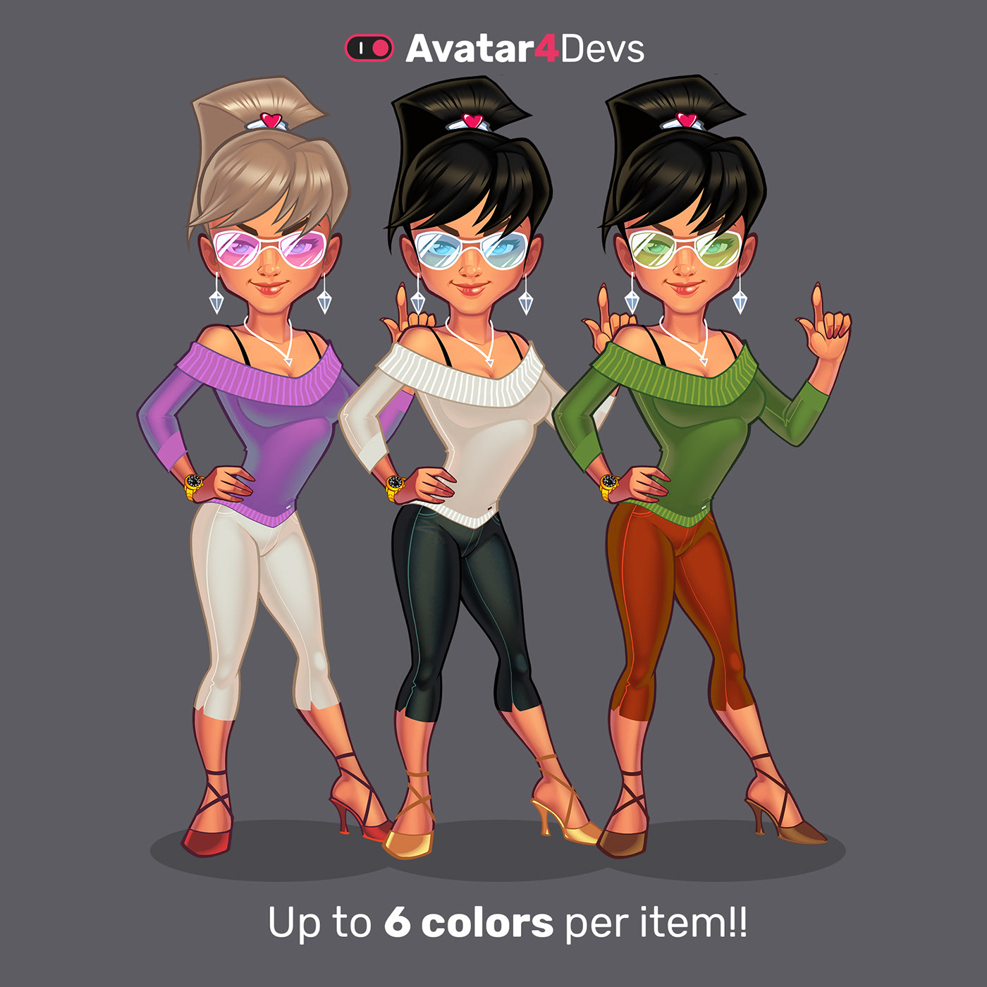 Avatar Creator 2.0 by Avatar4Devs on Behance