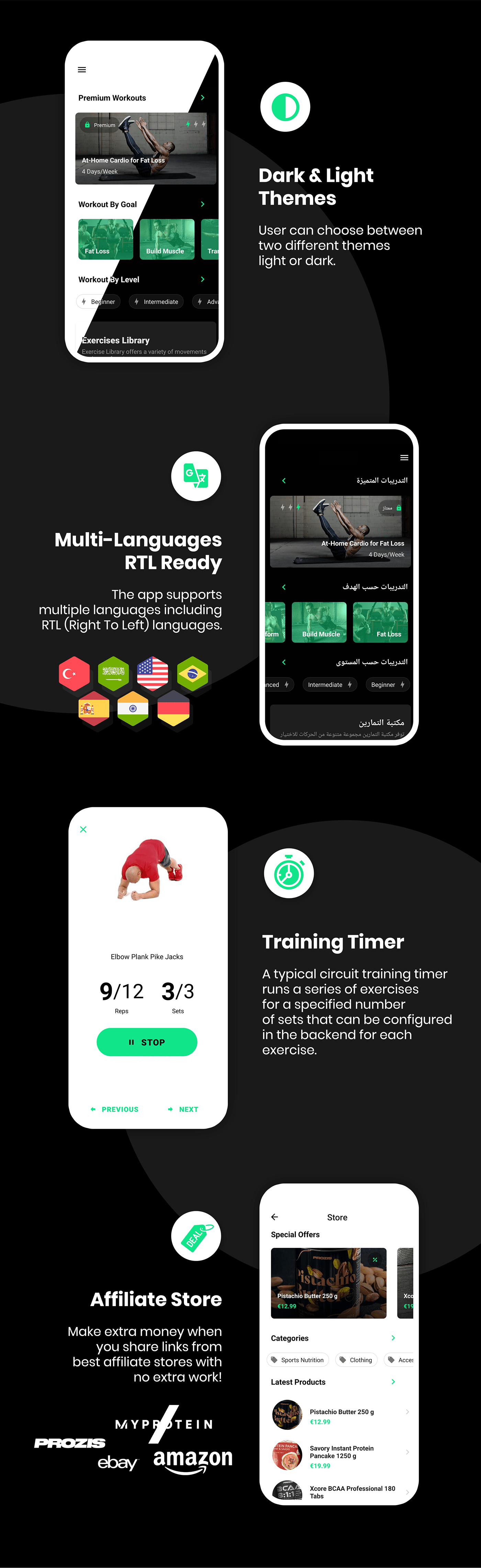 FitBasic - Complete React Native Fitness App + Multi-Language + RTL Support - 7