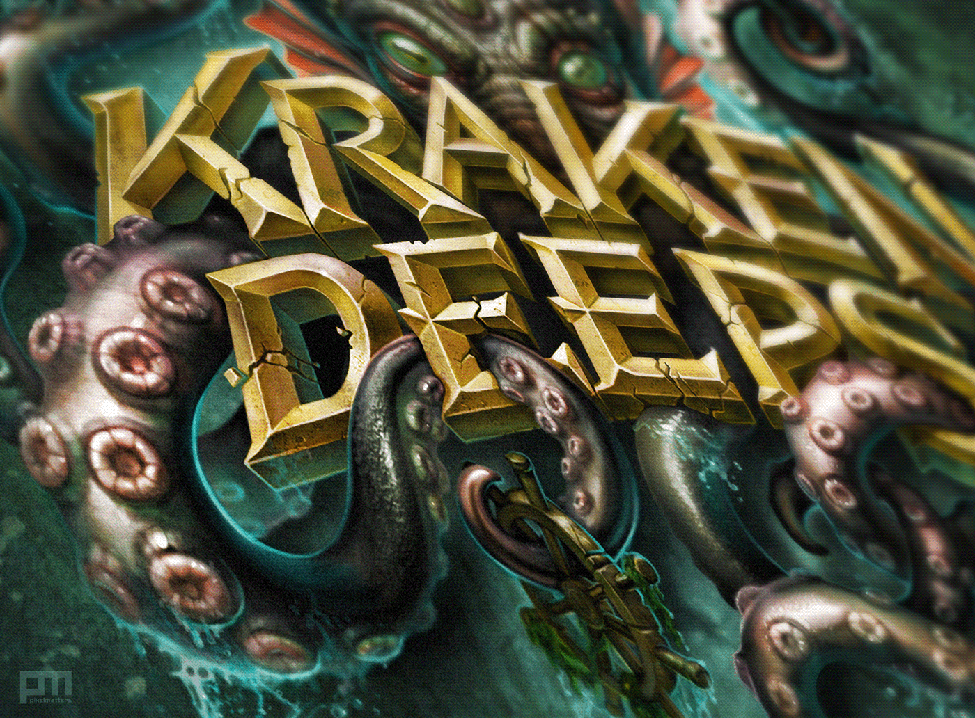 Веб Кракен. Кракен баннер. Golden Kraken на рабочий стол. Deeps.