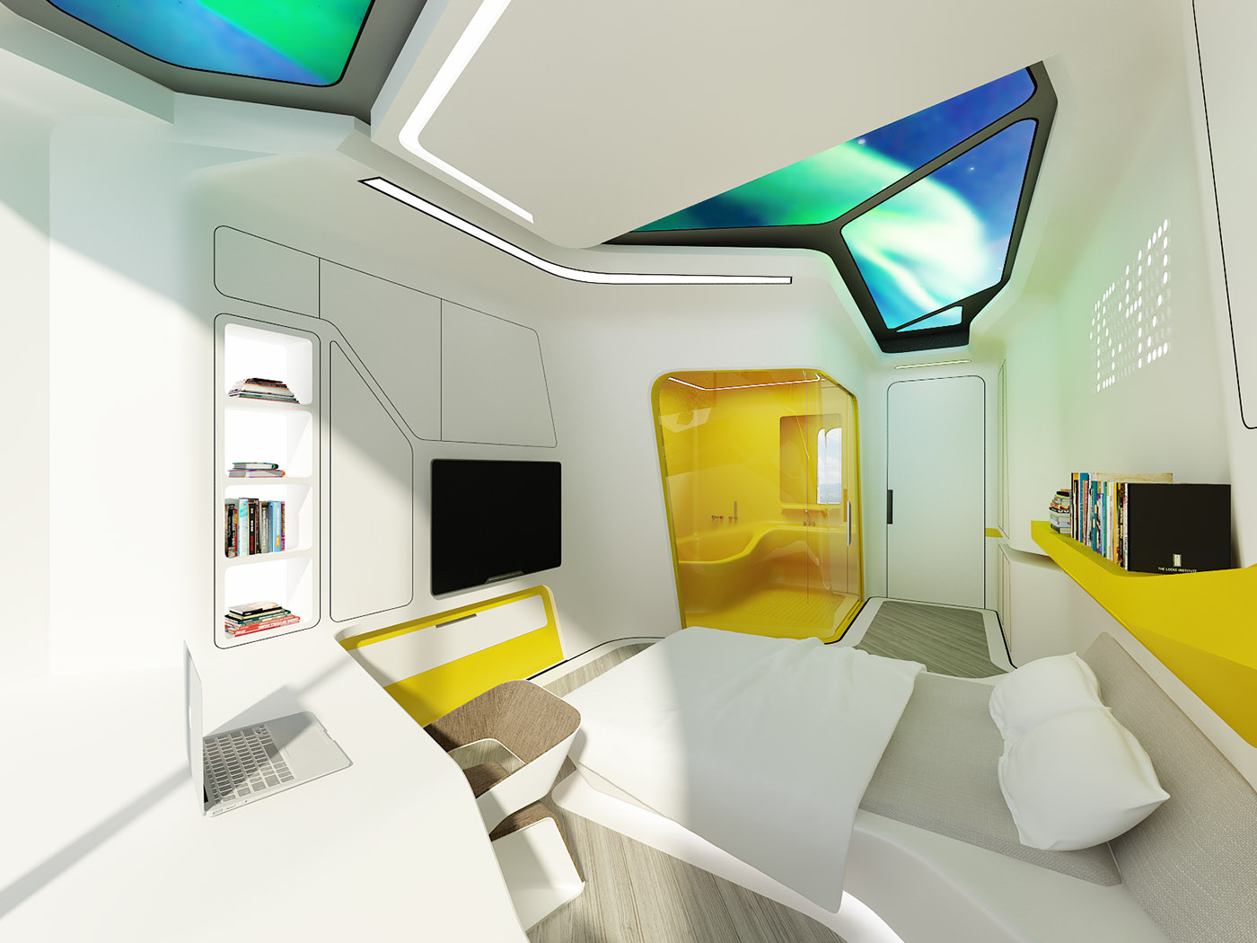 Futuristic Bedroom On Behance
