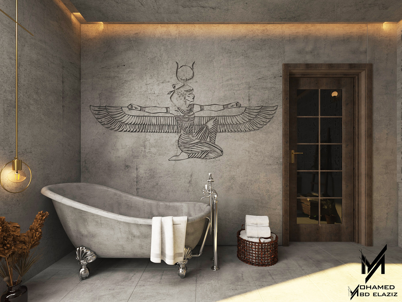 Bathroom Ancient Egypt On Behance