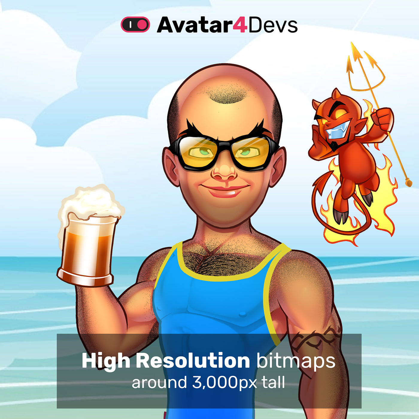 Avatar Creator 2.0 by Avatar4Devs on Behance