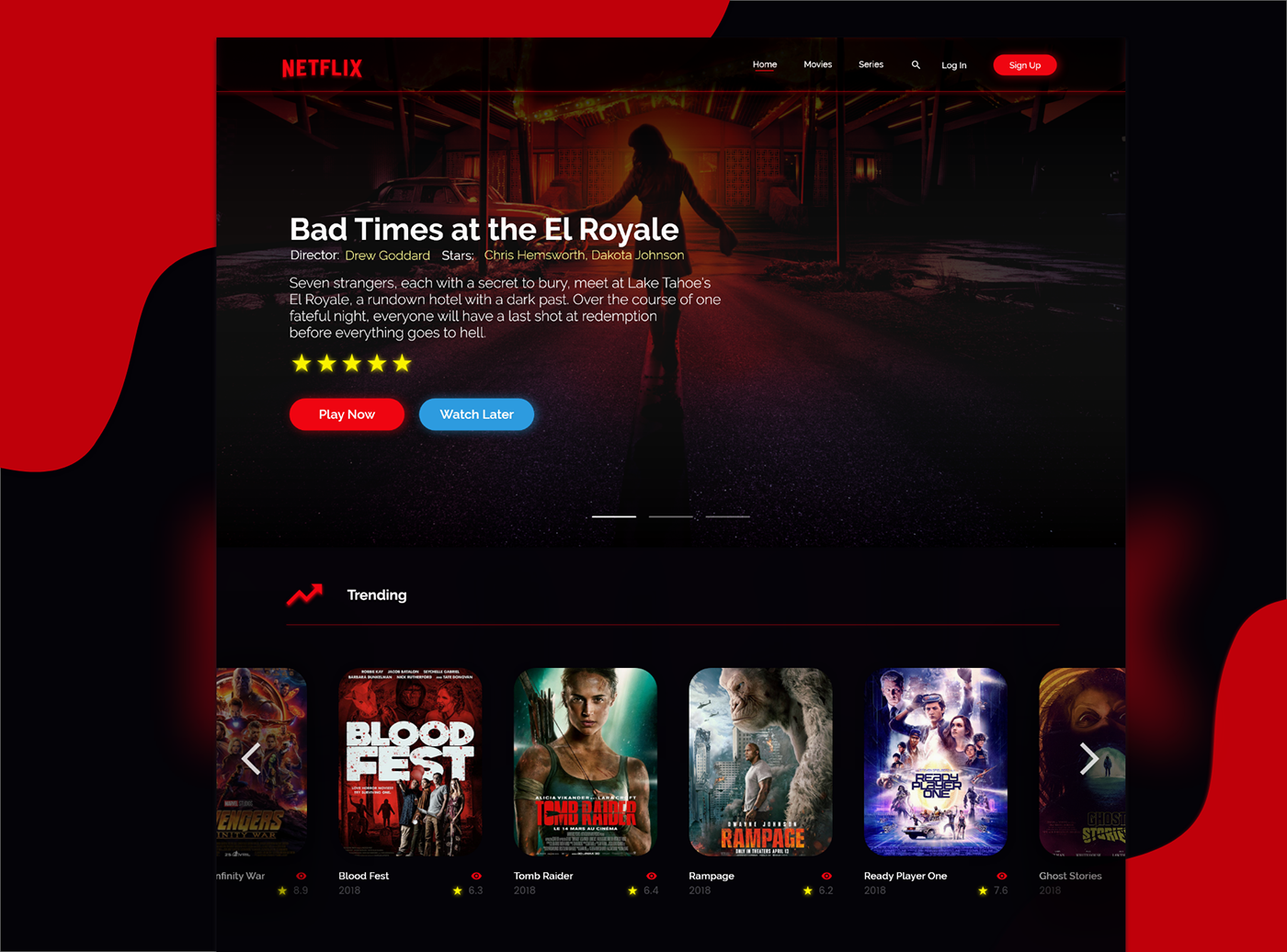 Netflix Player Redesign Concept on Behance