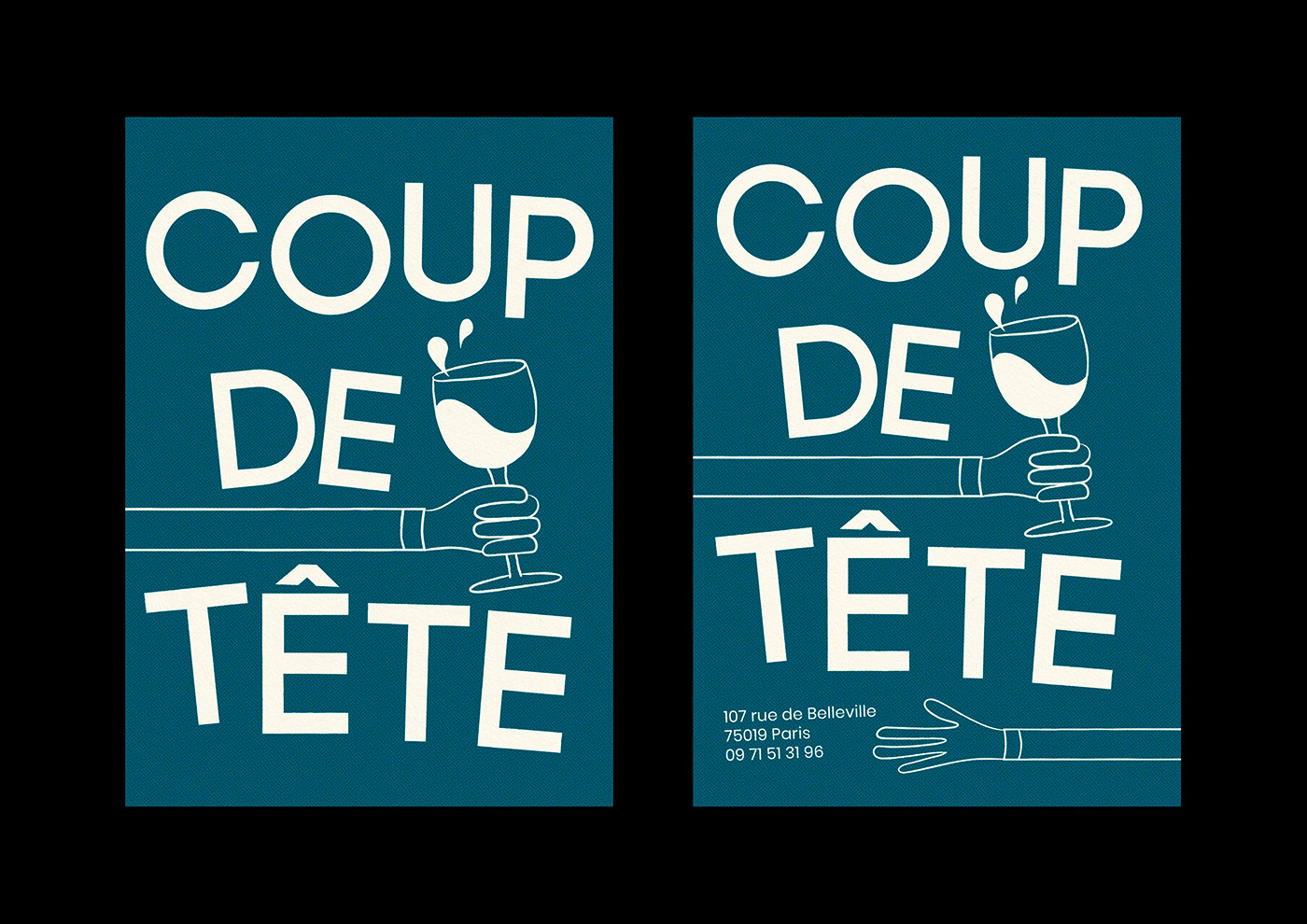 Coup De Tête - Parisian Bistro on Behance