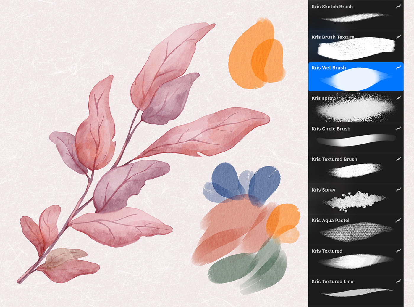 brush Brushes for procreate for procreate paper Procreate watercolor Waterc...